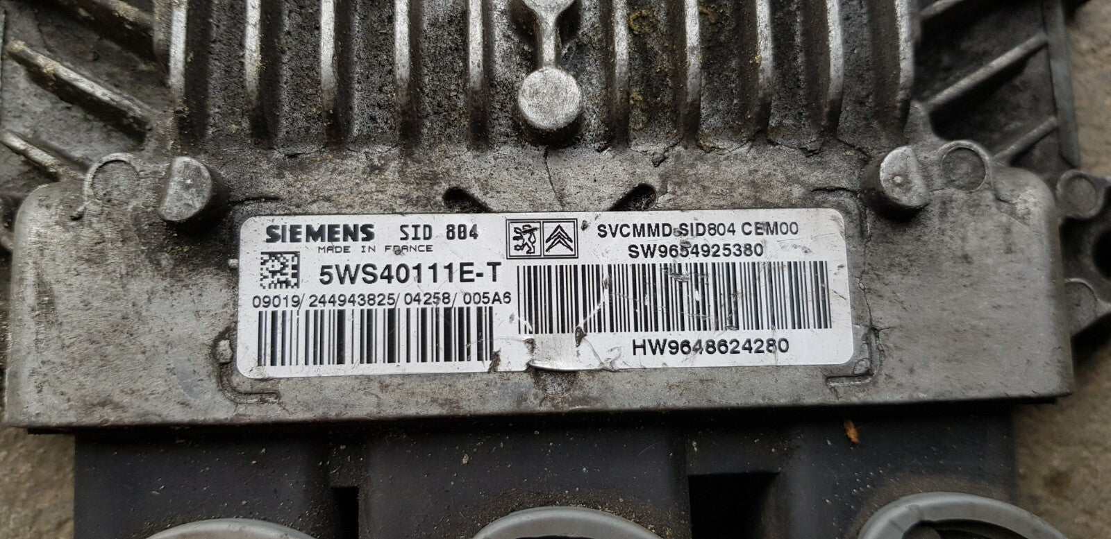 Citroen Motorsteuergerät Steuergerät 9654925380 9648624280 PLUG&PLAY