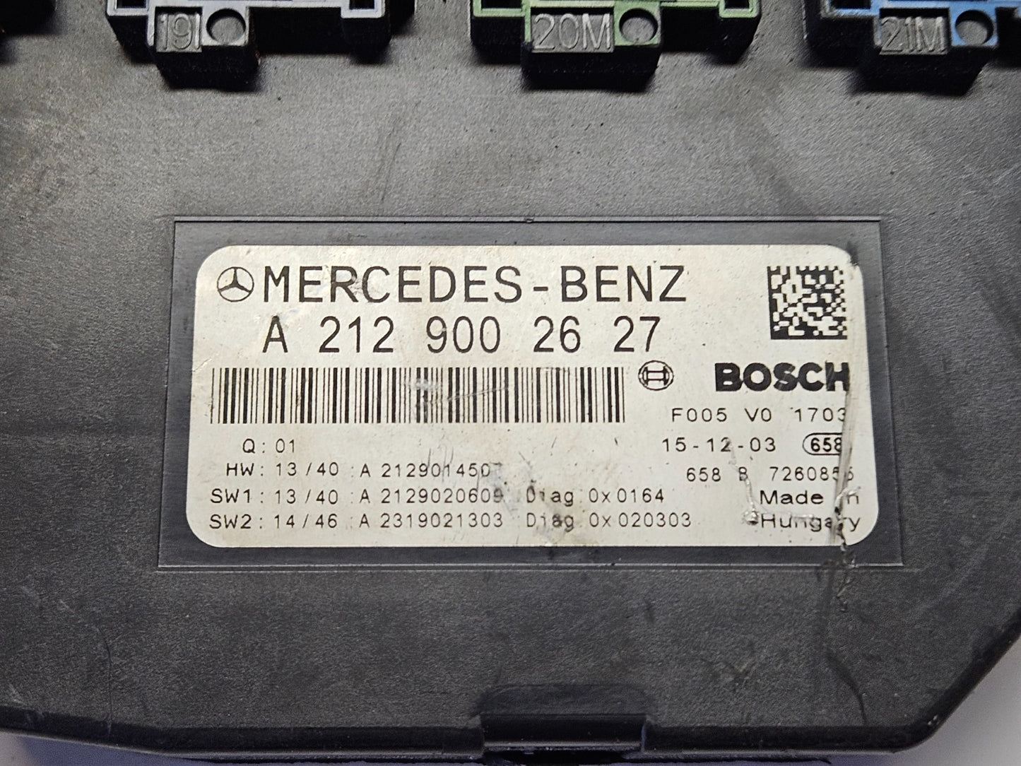 Mercedes W212 Sicherungskasten Steuergerät A 2129002627 A 2129014507 ♻️ #2