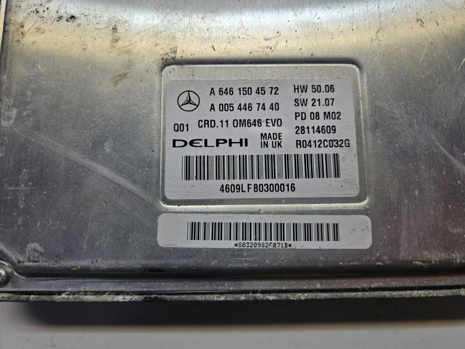 Mercedes Motorsteuergerät Steuergerät A 6461504572 A 0054467440 ZURÜCKGESETZT ♻️