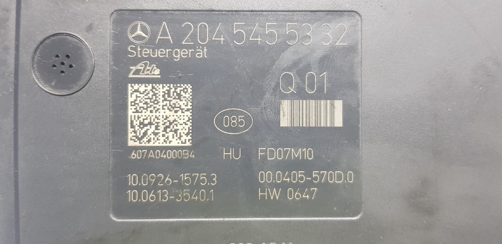 Mercedes W204 ABS Hydraulikblock Pumpe Steuergerät A 2045455332 A 2044310612