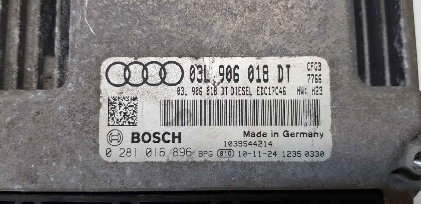 Audi Motorsteuergerät Steuergerät 03L906018DT 0281016896