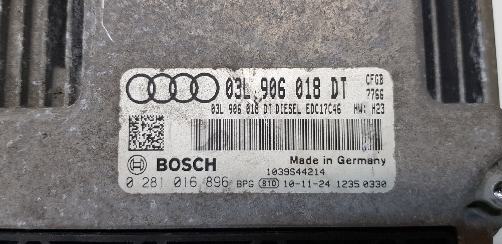 Audi Motorsteuergerät Steuergerät 03L906018DT 0281016896