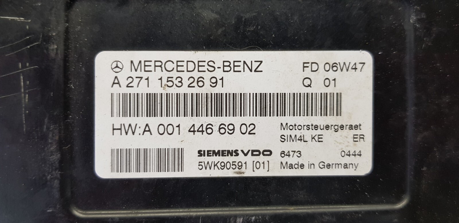 Mercedes Motorsteuergerät Steuergerät A 2711532691 5WK90591