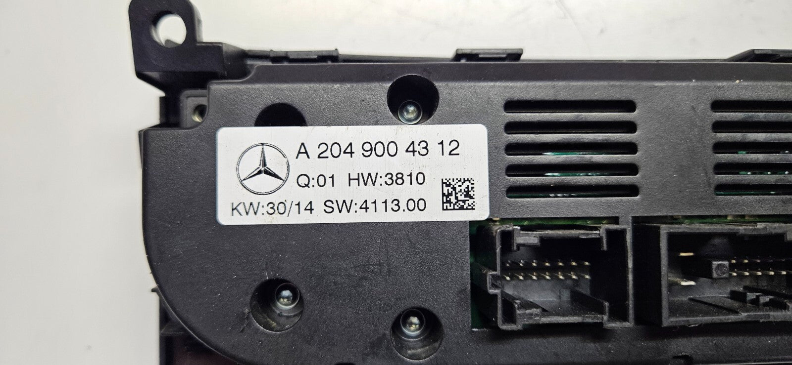 Mercedes C-Klasse W204 AC Klima Klimabedienteil A 2049004312