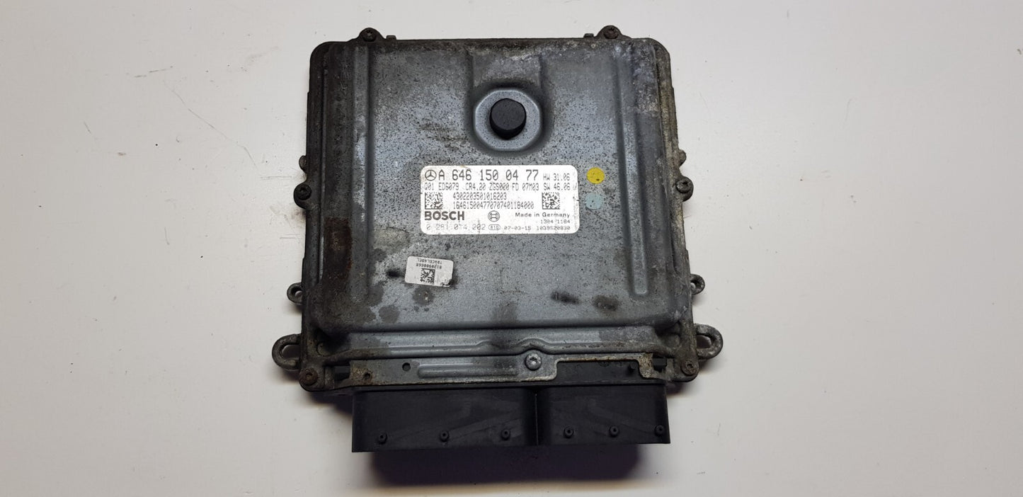 Mercedes Sprinter Motorsteuergerät A 6461500477 0281014202 ZURÜCKGESETZT