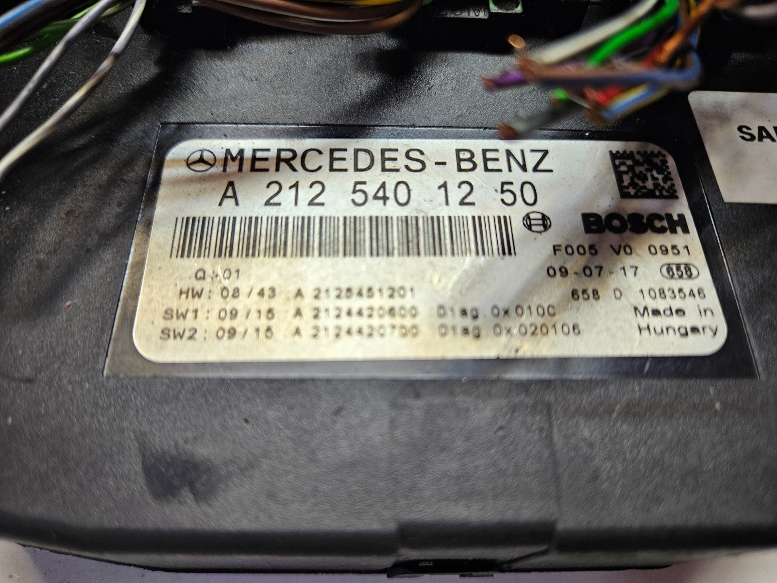 Mercedes W212 Sicherungskasten SAM Steuergerät A 2125401250 A 2125451201 ♻️