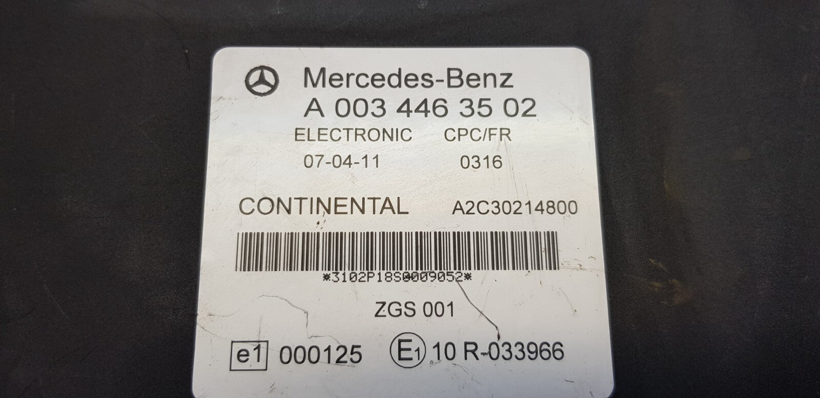 Mercedes CPC/FR Steuergerät A 0034463502 A2C30214800