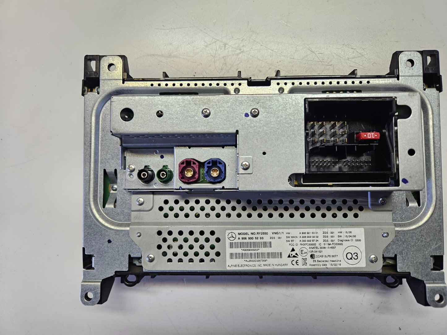Mercedes W906 Headunit Radio Navigation A 9069005203 A 9069016301 + PIN Code ♻️