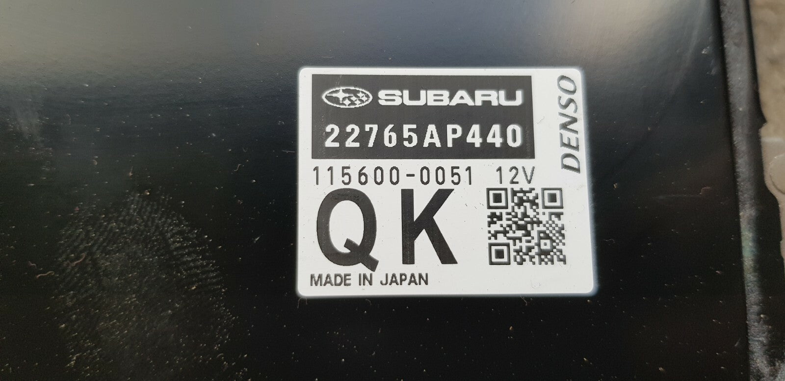 Subaru Forester Motorsteuergerät Steuergerät 22765AP440 115600-0051 ♻️