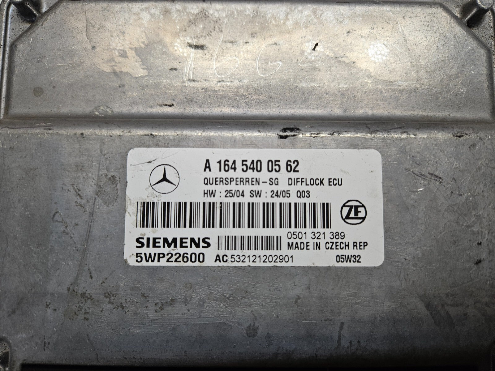 Mercedes ML GL Quersperren Steuergerät A 1645400562 5WP22600 ♻️