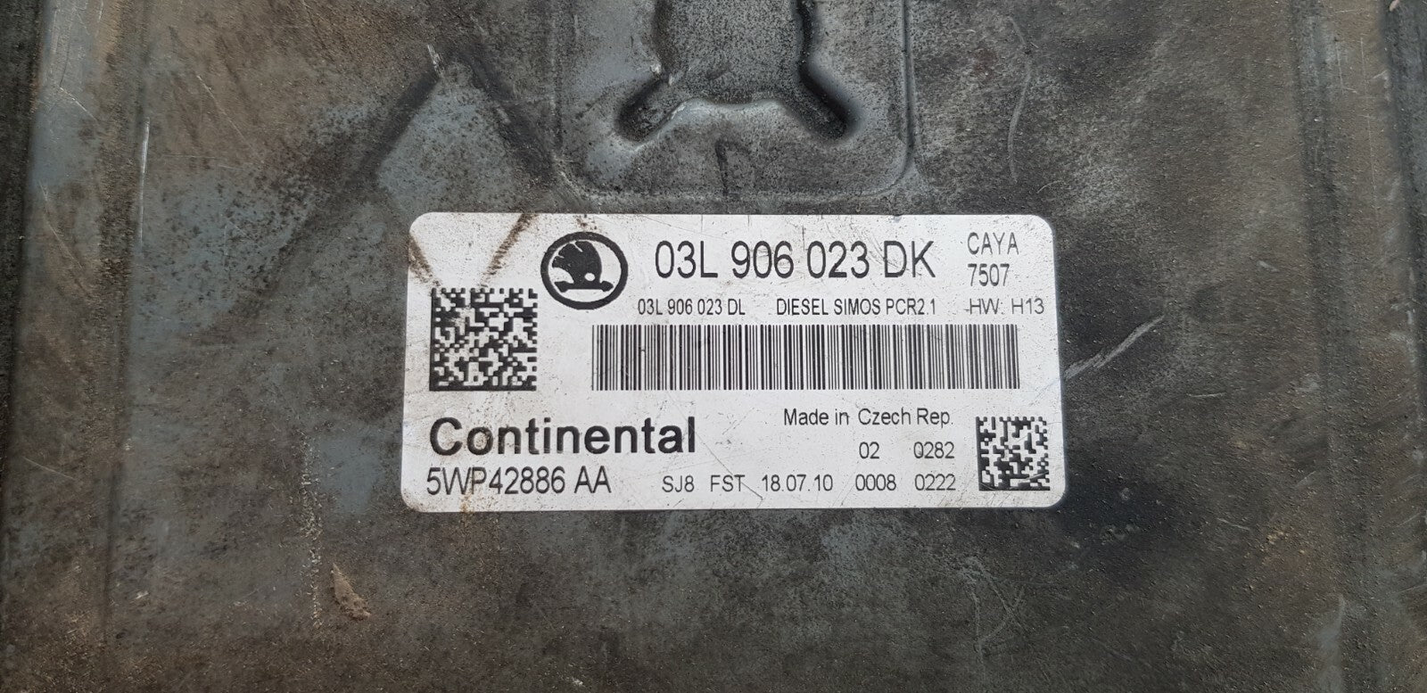 Skoda VW Audi Motorsteuergerät Steuergerät 03L906023DK 5WP42886AA
