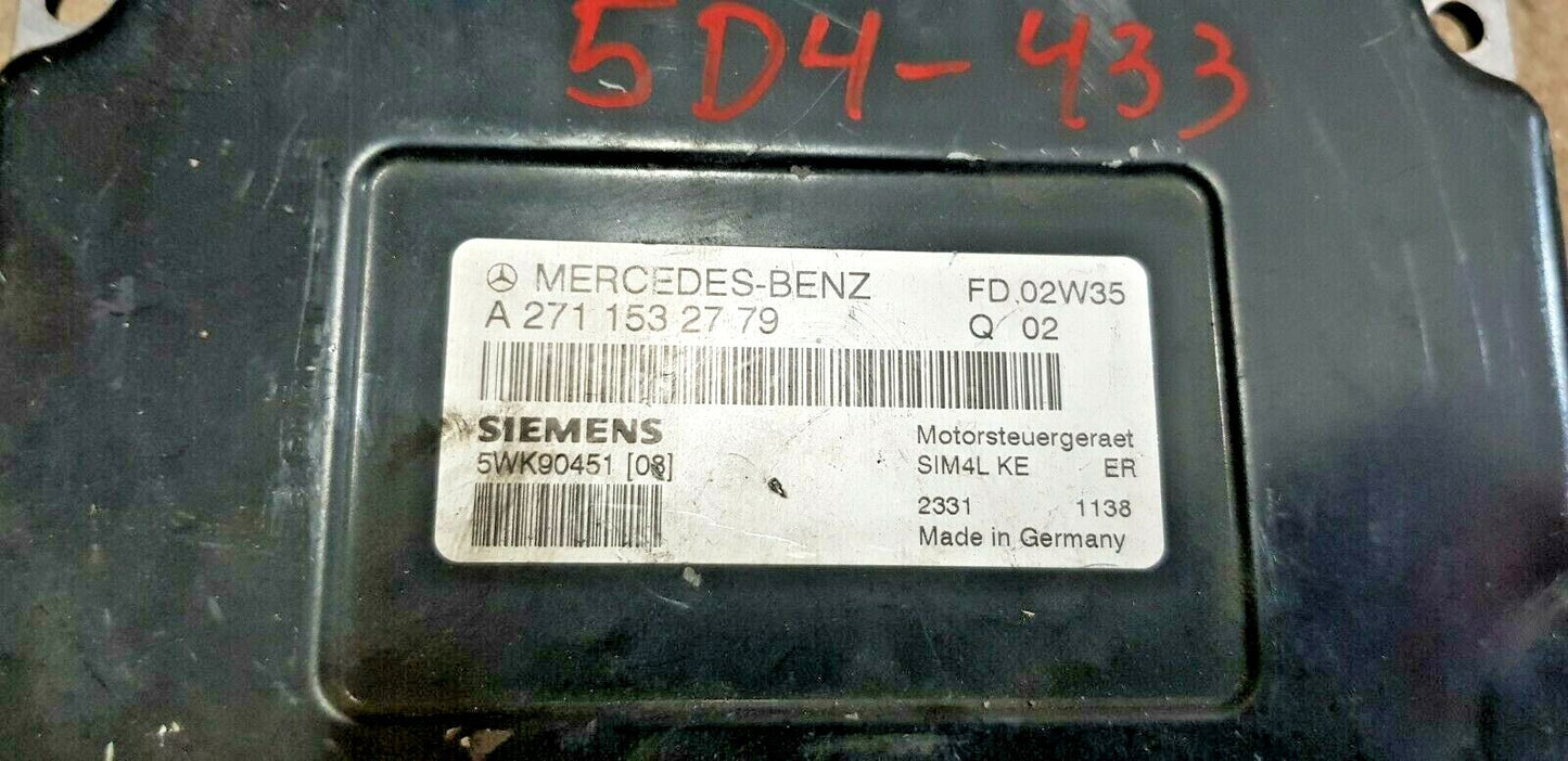 Mercedes Motorsteuergerät Steuergerät A 2711532779 5WK90451 zurückgesetzt