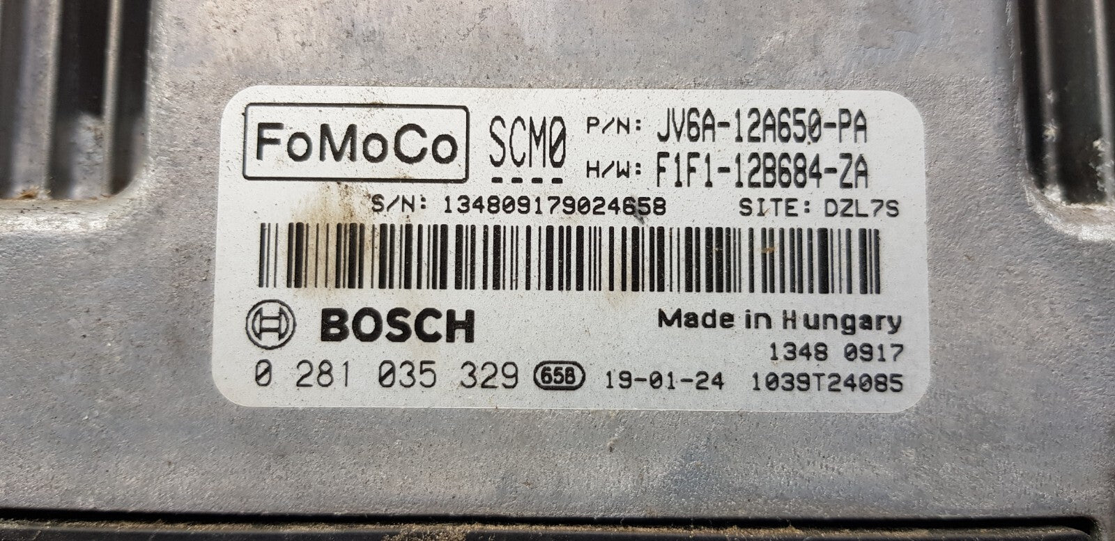 Ford Motorsteuergerät Steuergerät JV6A-12A650-PA 0281035329