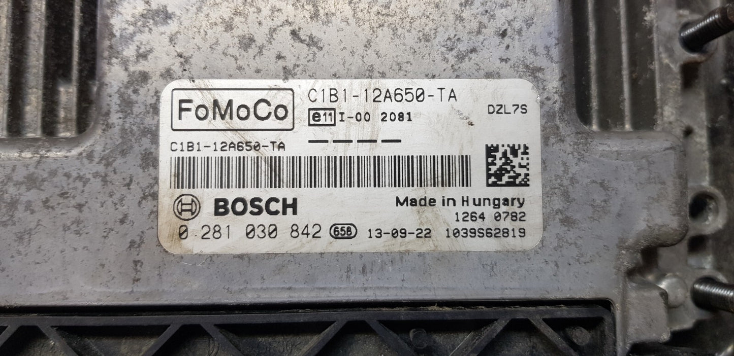 Ford Motorsteuergerät Steuergerät C1B1-12A650-TA 0281030842 ♻️