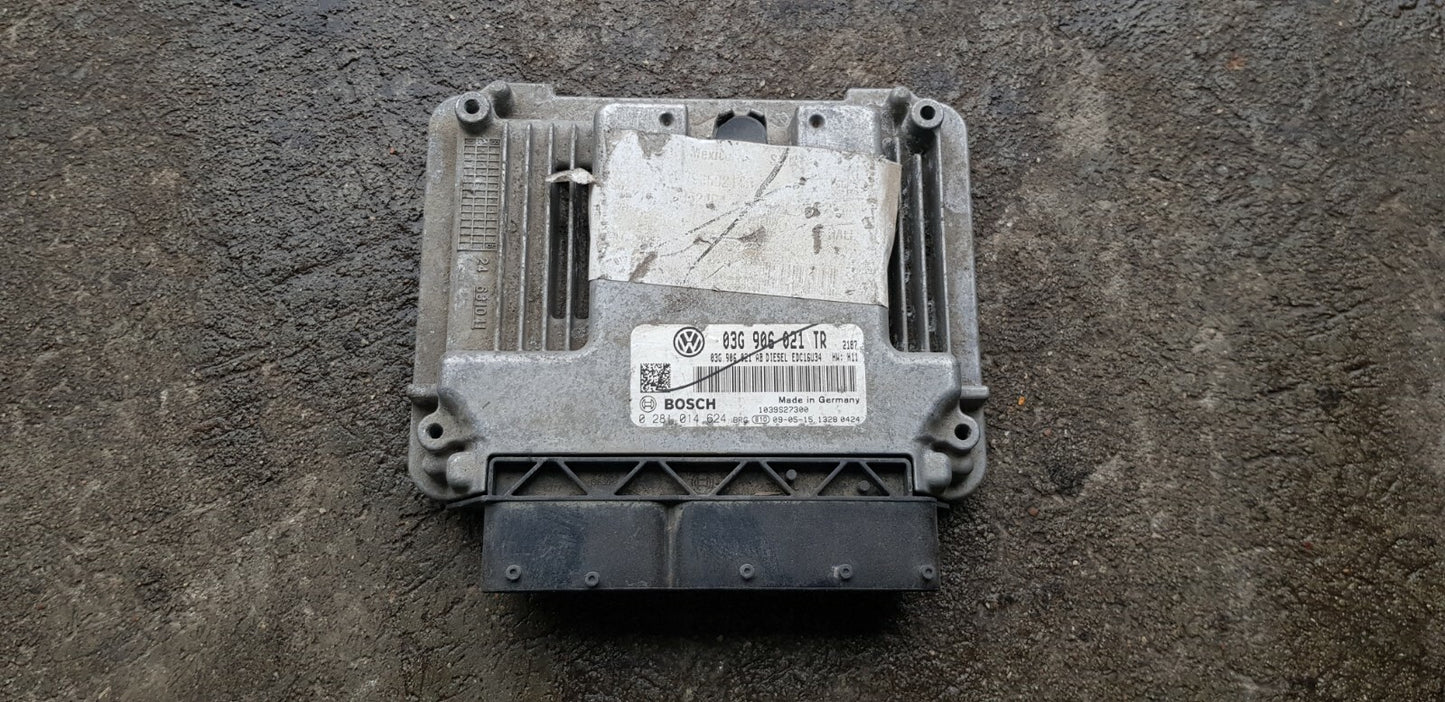 VW Golf Jetta Motorsteuergerät Steuergerät 03G906021TR 0281014624 PLUG&PLAY