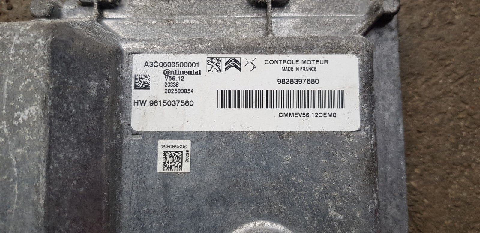 Opel Corsa Motorsteuergerät Steuergerät 9838397680 9815037580 ♻️