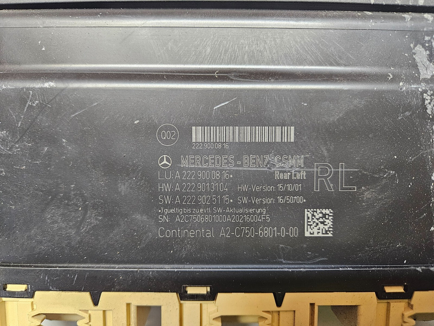 Mercedes W222 Sitzsteuergerät  Steuergerät A 2229000816 A 2229013104 ♻️