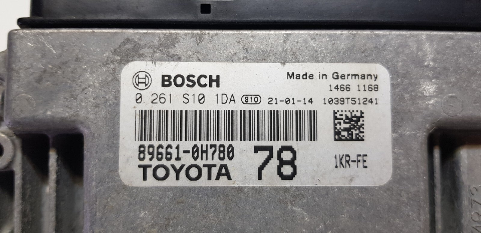 Toyota Aygo Motorsteuergerät Steuergerät 89661-0H780 0261S101DA