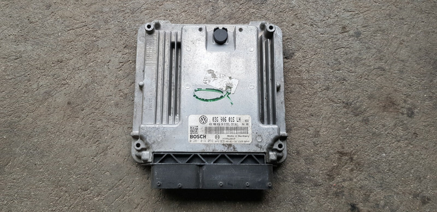 VW Motorsteuergerät Steuergerät 03G906016LH 0281014059