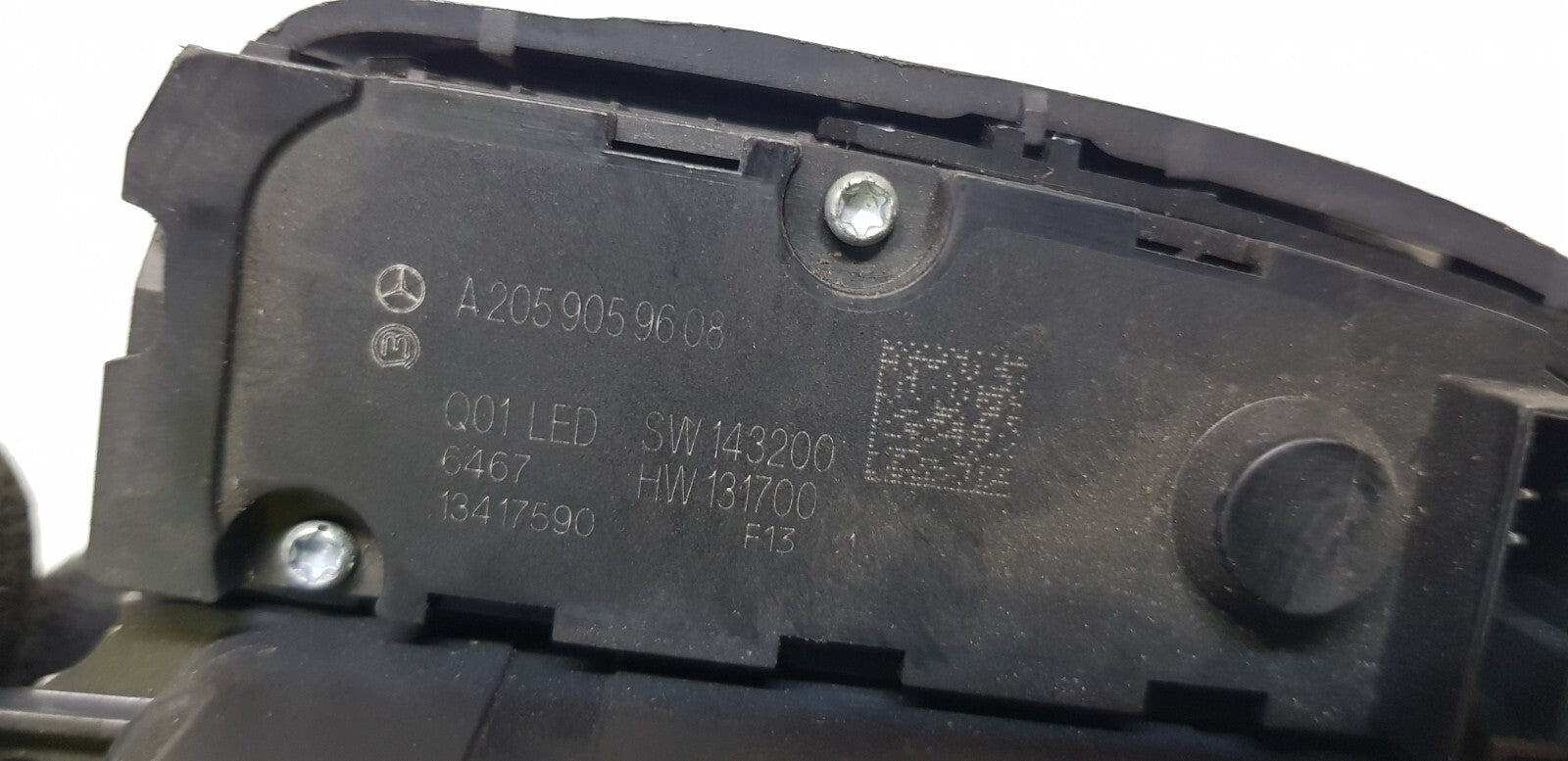 Mercedes W205 Drehschalter Touchpad A 2059006115 A 2059059608 A 2059056709