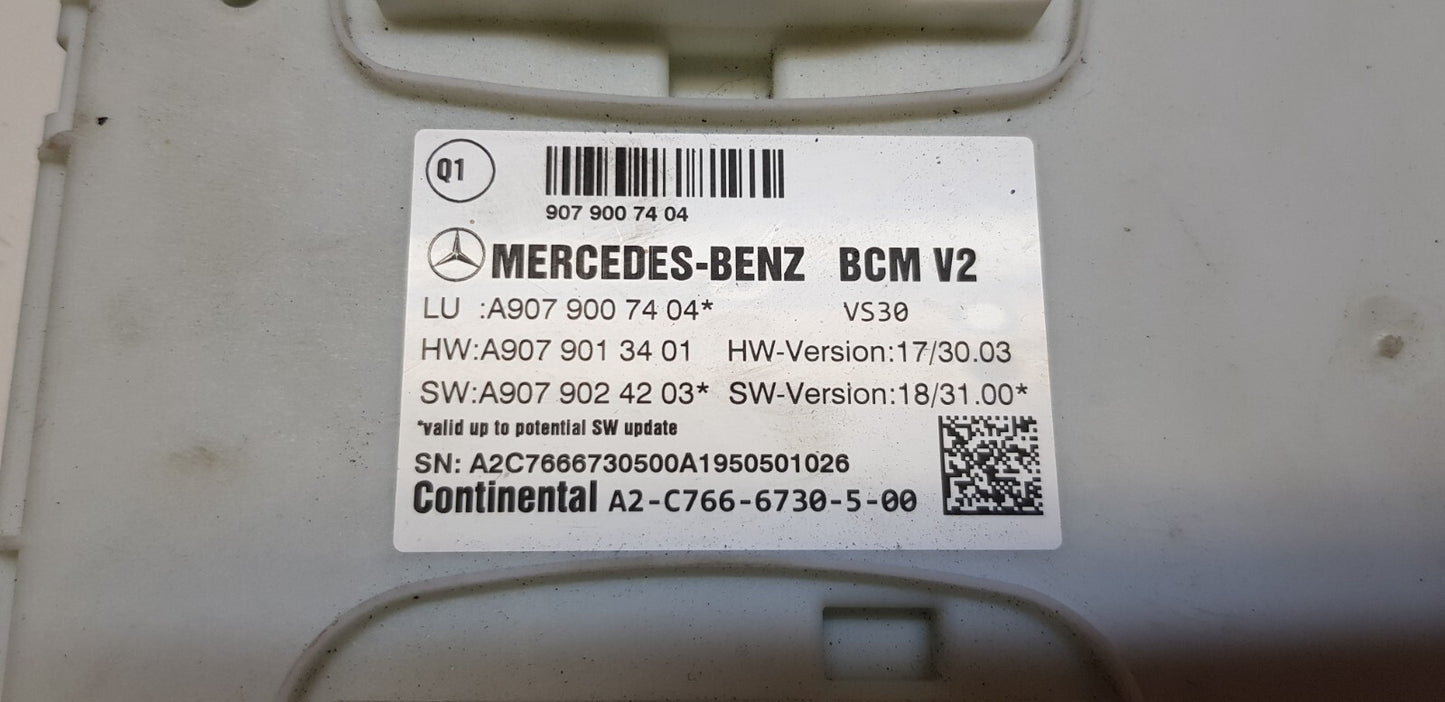Mercedes Sprinter Komfortsteuergerät Steuergerät A 9079007404 A 9079013401