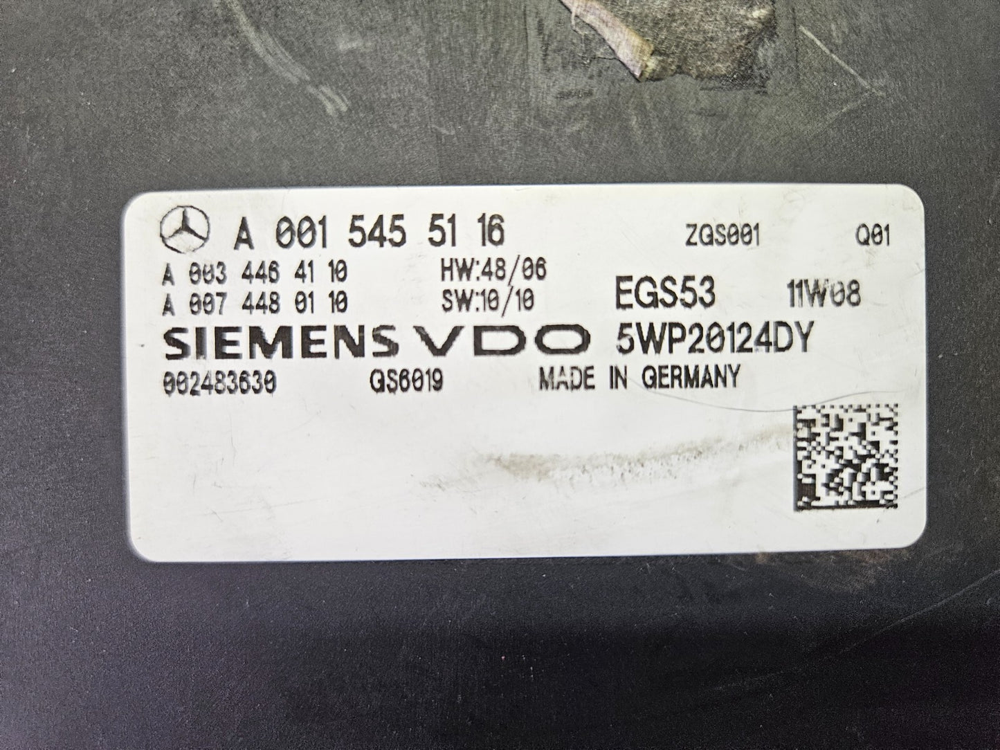 Mercedes Vito Viano W639 Getriebesteuergerät A 0015455116 5WP20124DY ♻️