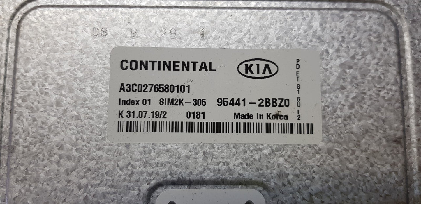 Kia Motorsteuergerät Steuergerät 95441-2BBZ0 A3C0276580101 PLUG & PLAY