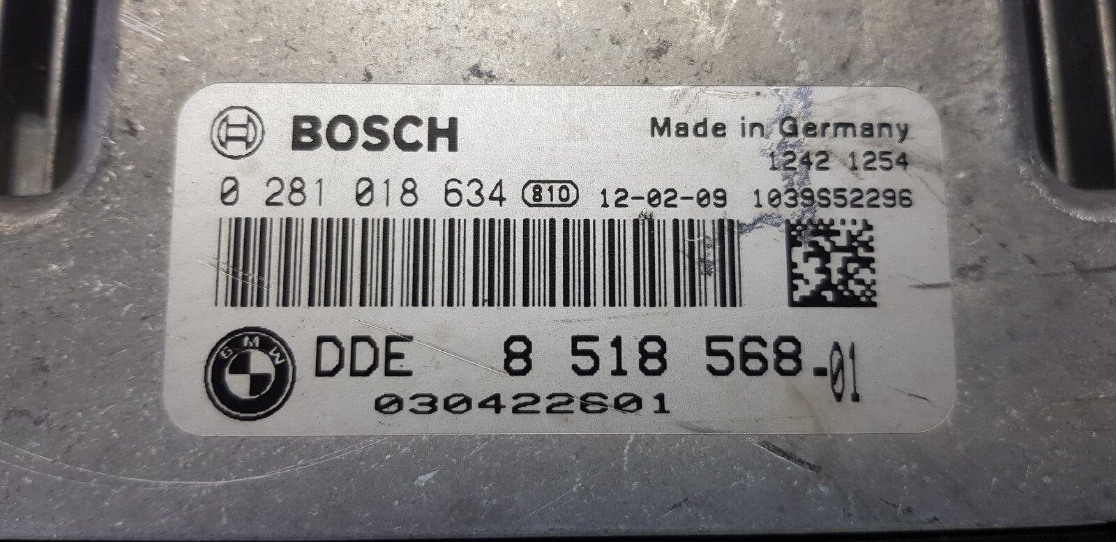 BMW Motorsteuergerät Steuergerät DDE 8518568 -01 0281018634