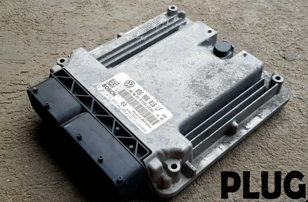 VW Caddy Motorsteuergerät Steuergerät 03G906016LF 0281014069 mit PIN CODE