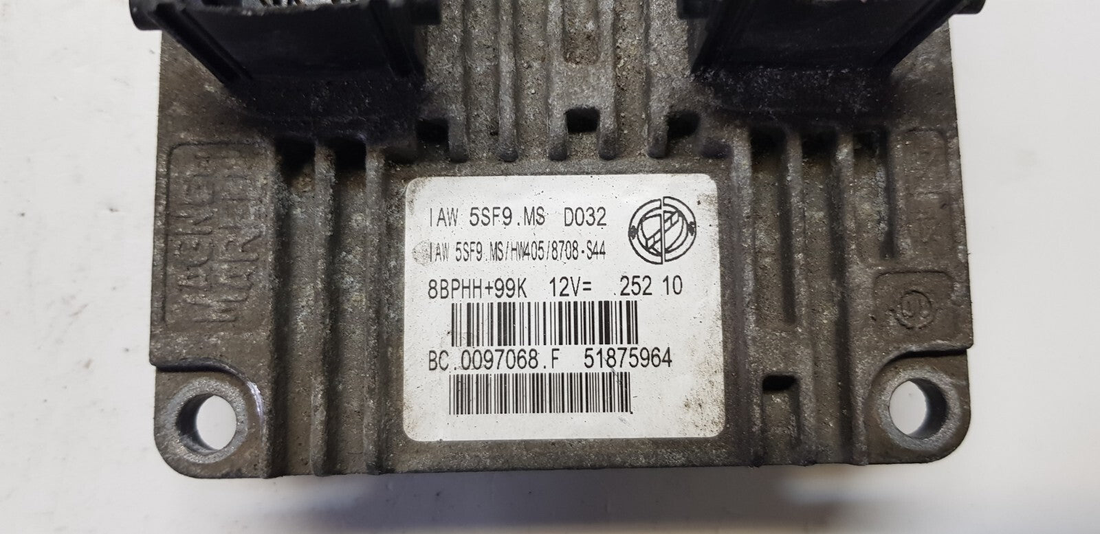 Fiat Motorsteuergerät Steuergerät IAW 5SF9.MS 51875964 HW405 D032