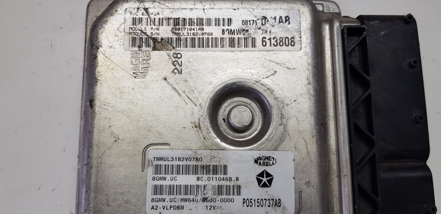 Fiat Motorsteuergerät Steuergerät P05150737AB 68171041AB 8GMW.UC