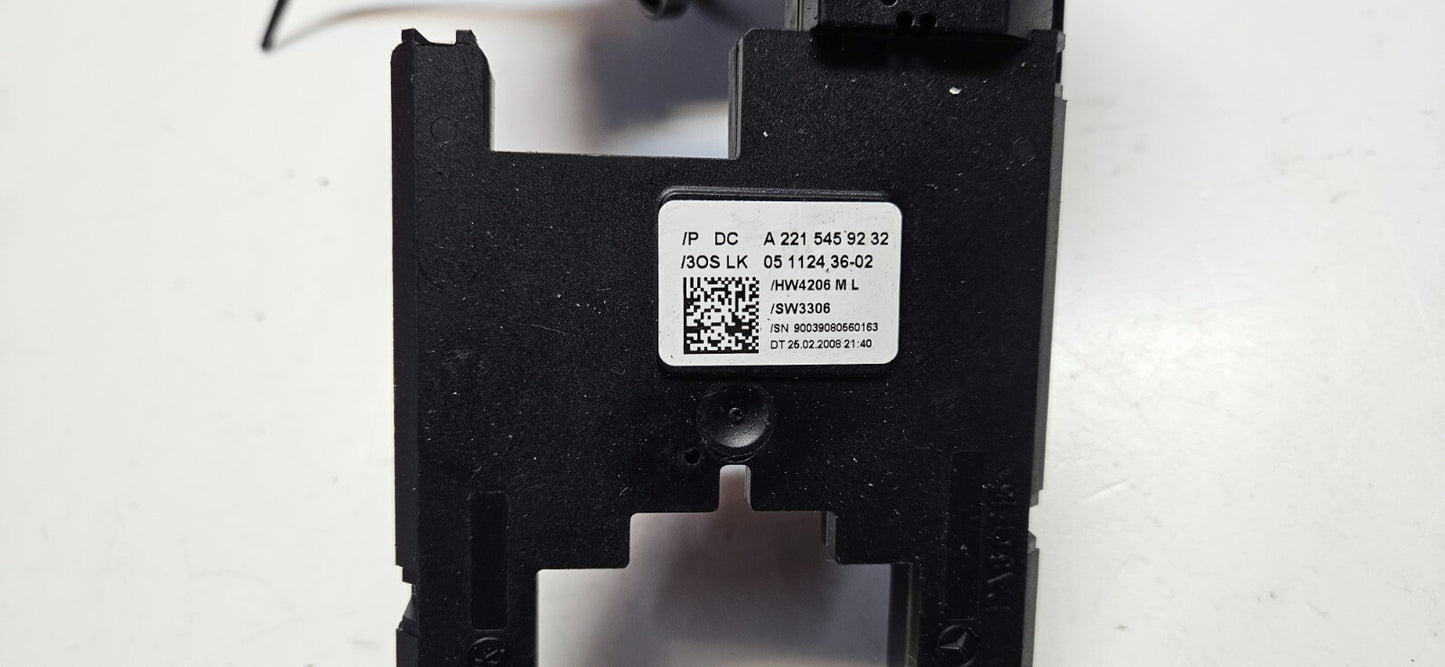 Mercedes S CL Lenkwinkelsensor Schleifring A 2215459232 A 1714640518 ♻️
