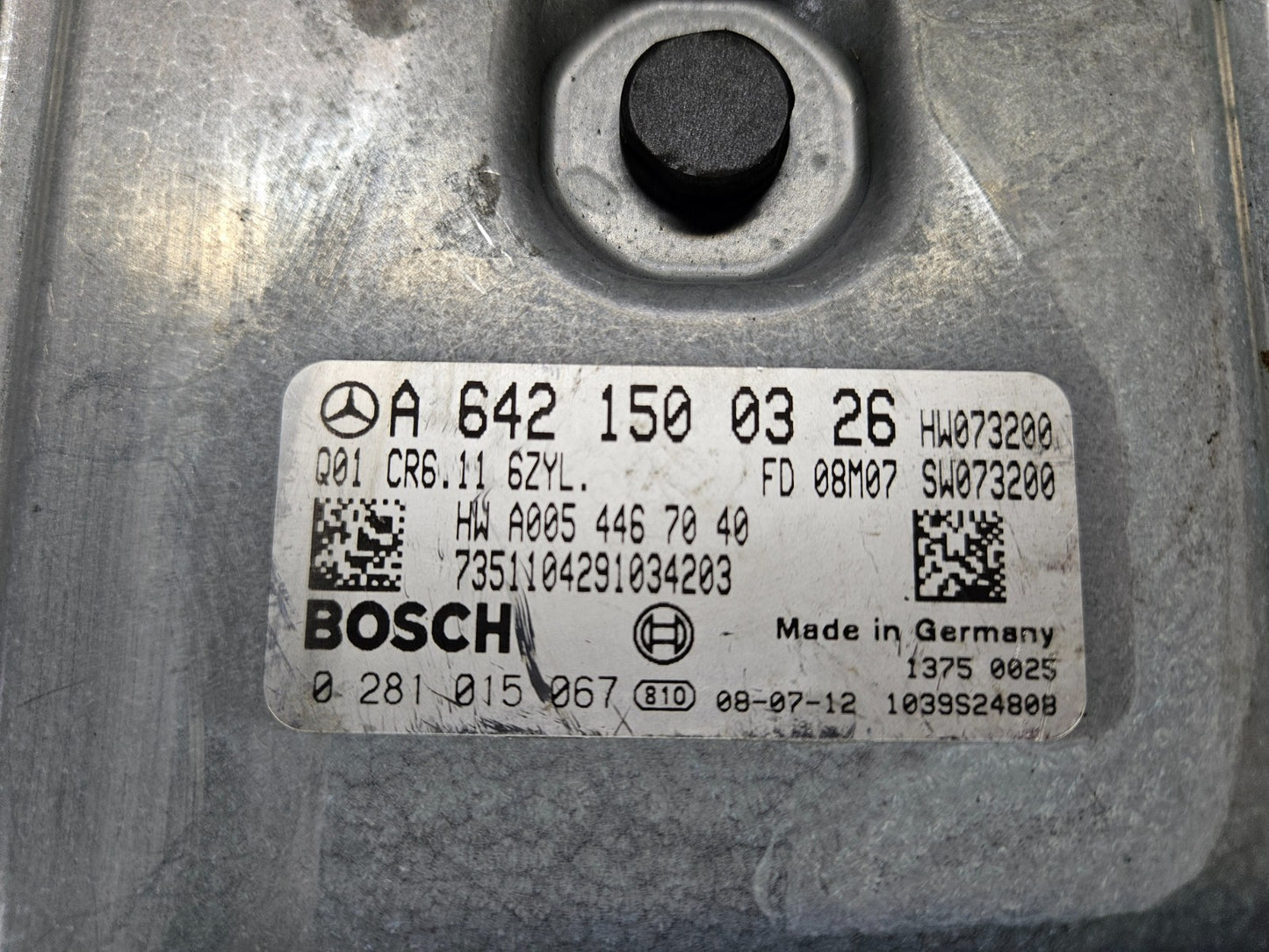 Mercedes Motorsteuergerät Steuergerät A 6421500326 0281015067 ♻️