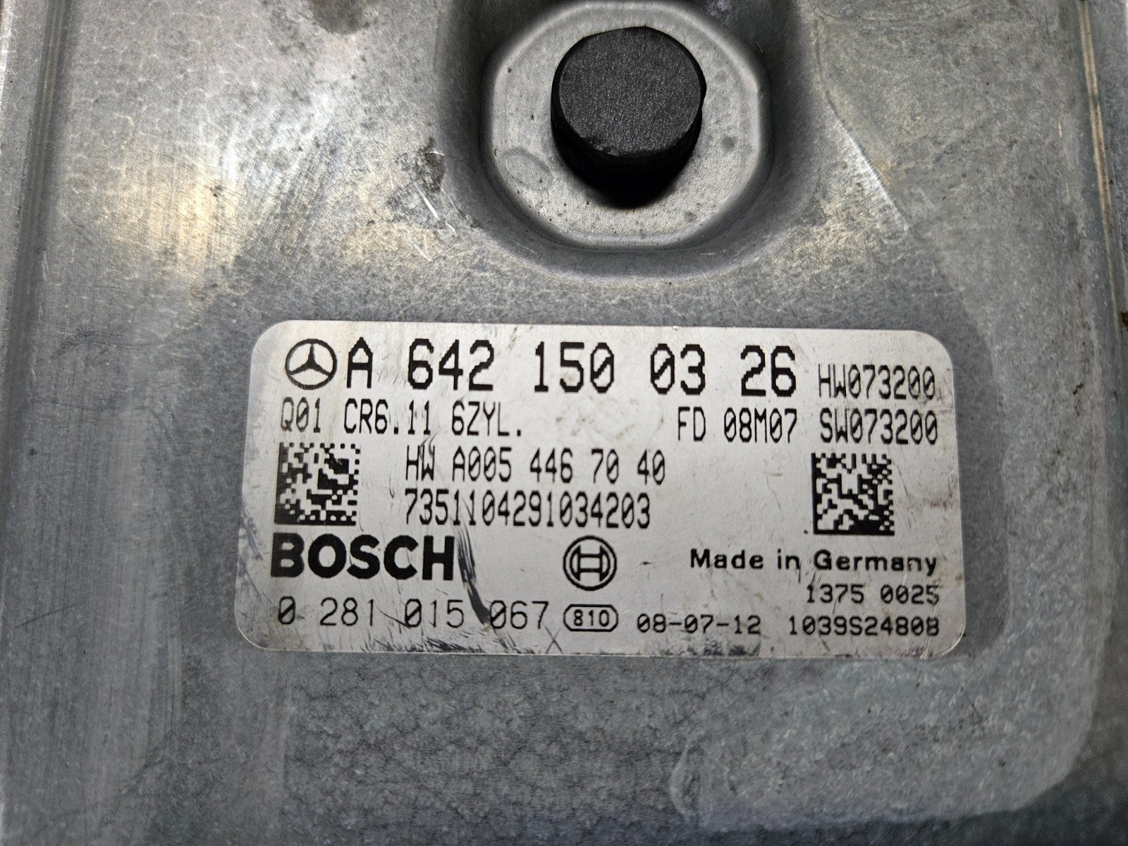 Mercedes Motorsteuergerät Steuergerät A 6421500326 0281015067 ♻️
