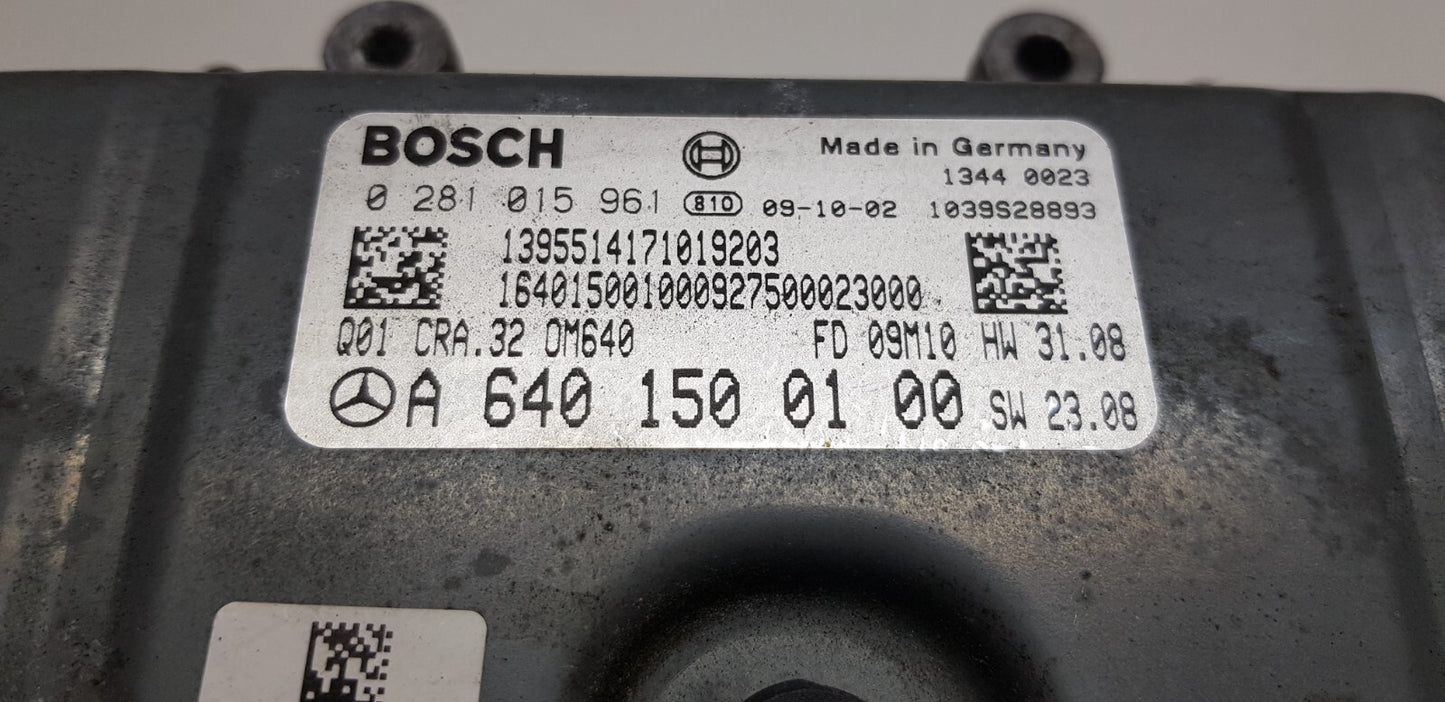 Mercedes W169 Motorsteuergerät Steuergerät A 6401500100 0281015961 PLUG&PLAY
