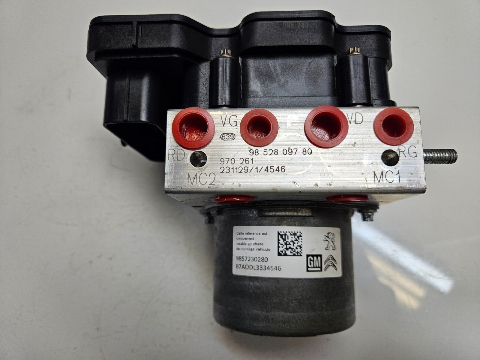 Opel Corsa Schaltg. ABS Hydraulikblock Steuergerät 9857230280 0265957058 ♻️