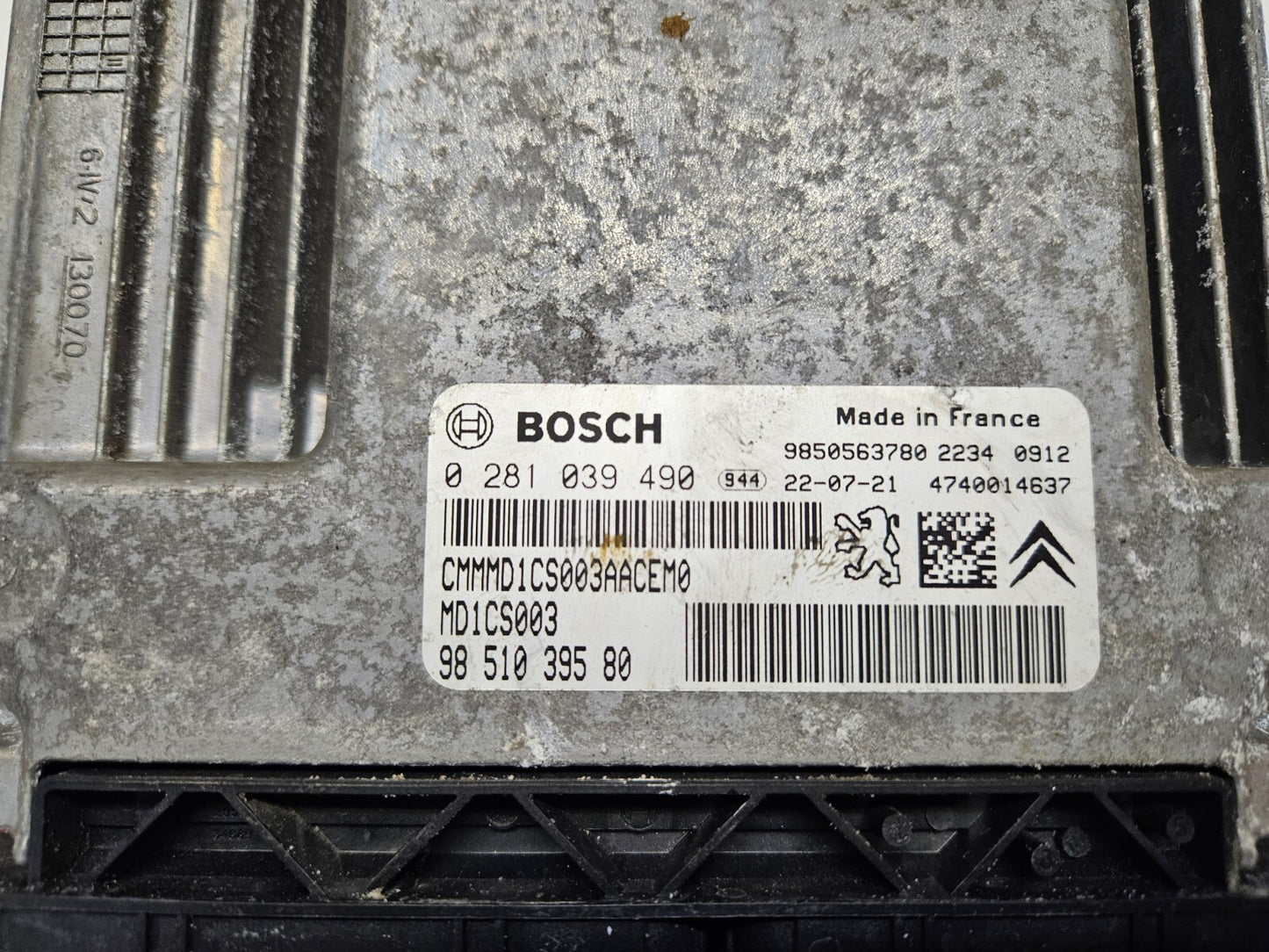 Opel Vivaro Motorsteuergerät Steuergerät 0281039490 9851039580 MD1CS003 ♻️