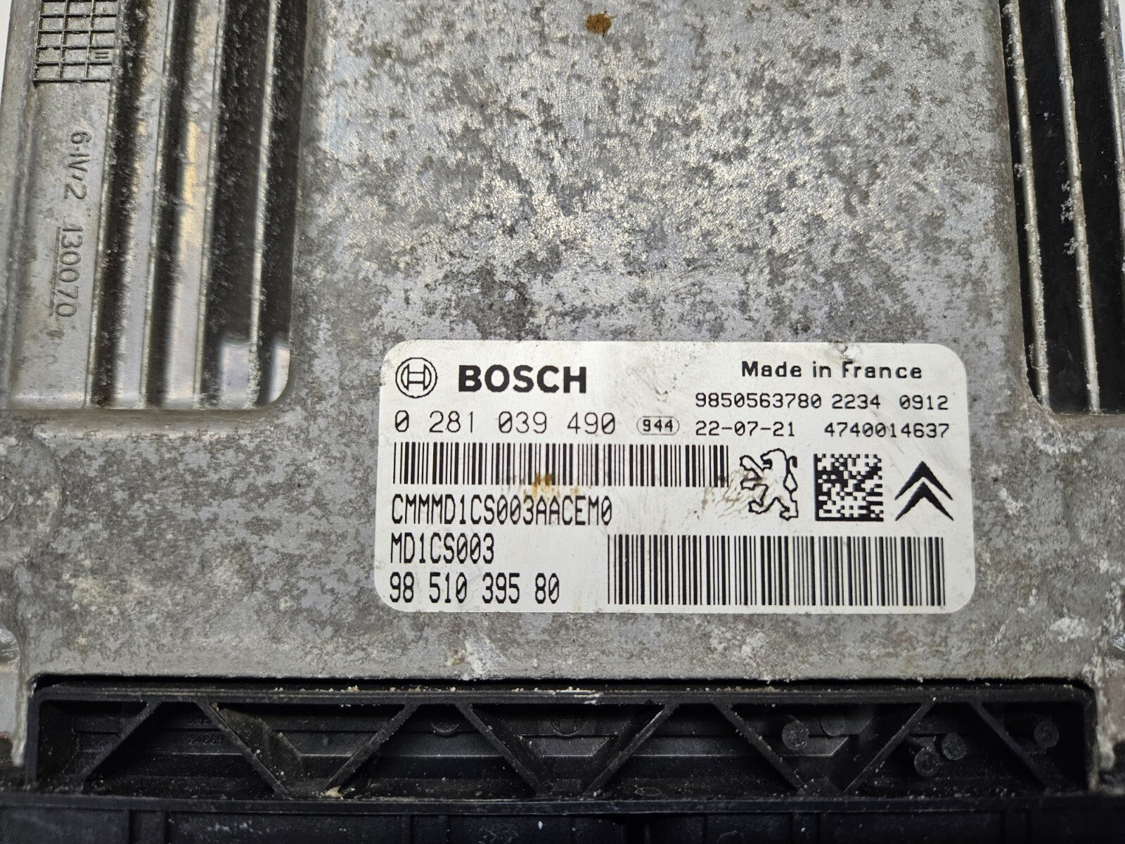 Opel Vivaro Motorsteuergerät Steuergerät 0281039490 9851039580 MD1CS003 ♻️