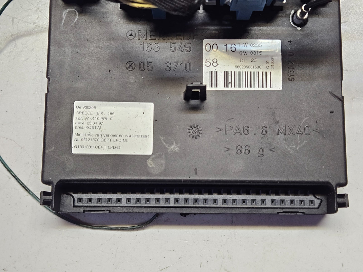 Mercedes ML W163 SAM Steuergerät 1635450016 ♻️