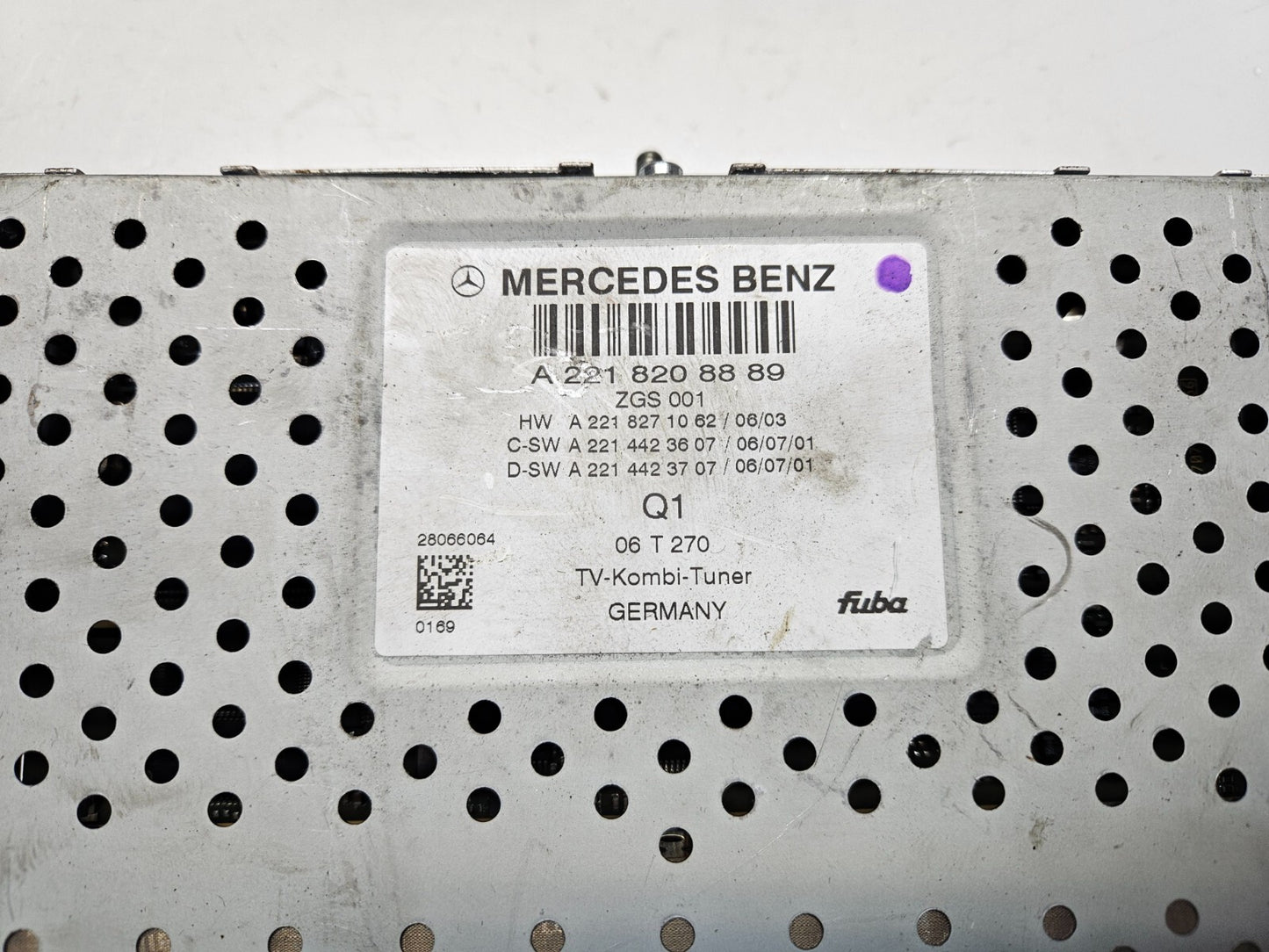 Mercedes S CL TV Tuner Steuergerät A 2218208889 A 2218271062 ♻️