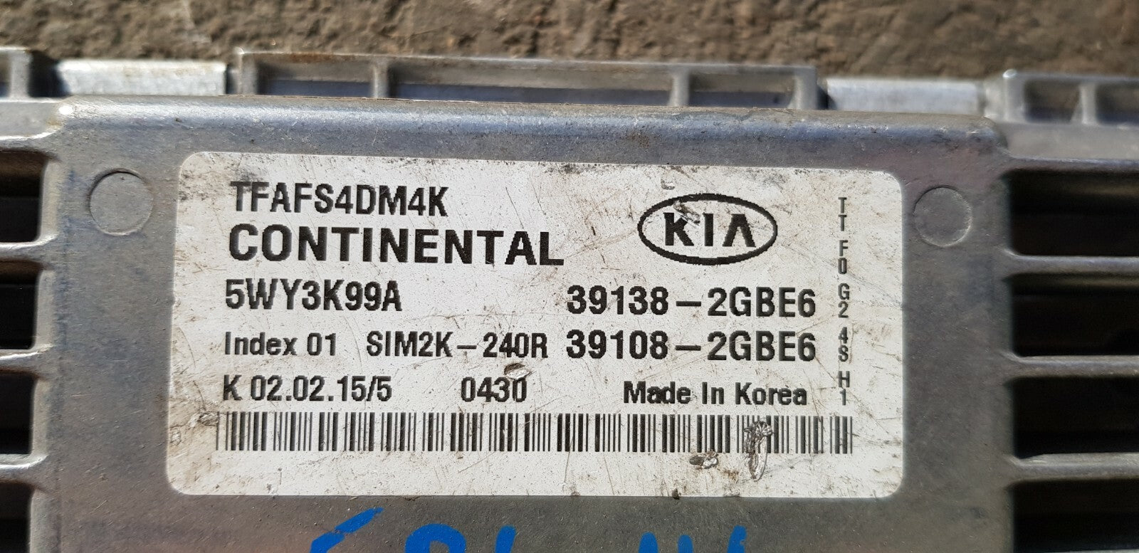 Kia Motorsteuergerät Steuergerät 39138-2GBE6 39108-2GBE6