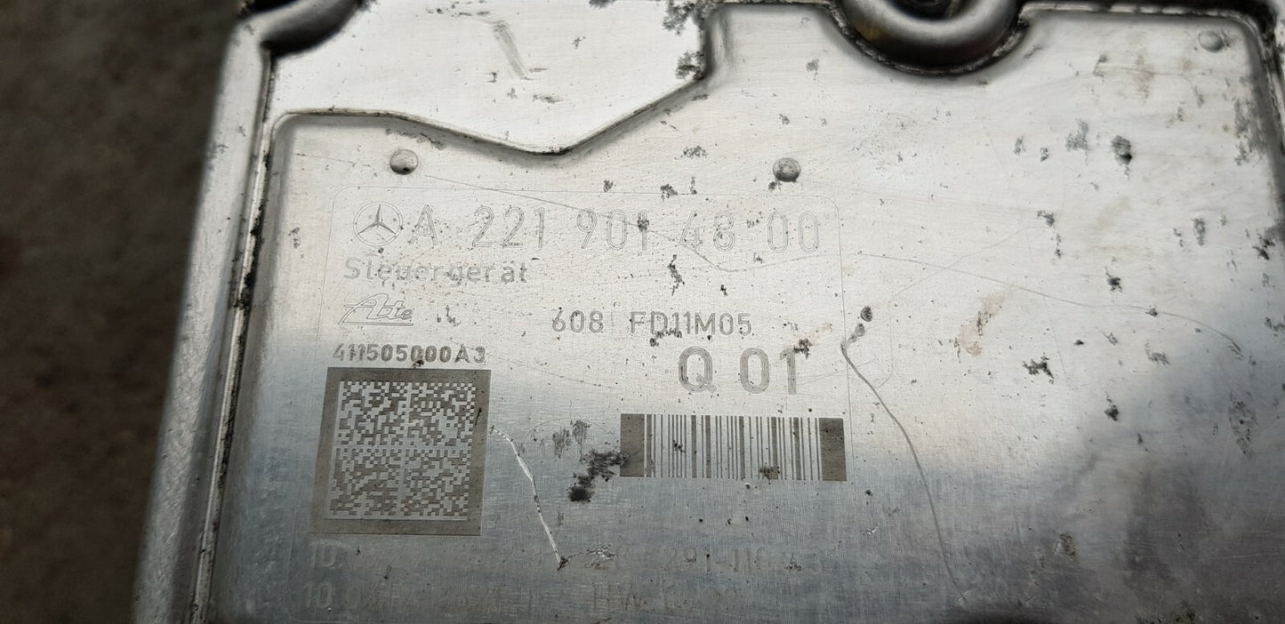 Mercedes W221 ABS Hydraulikblock Pumpe Steuergerät A 2219014800 A 2214310848