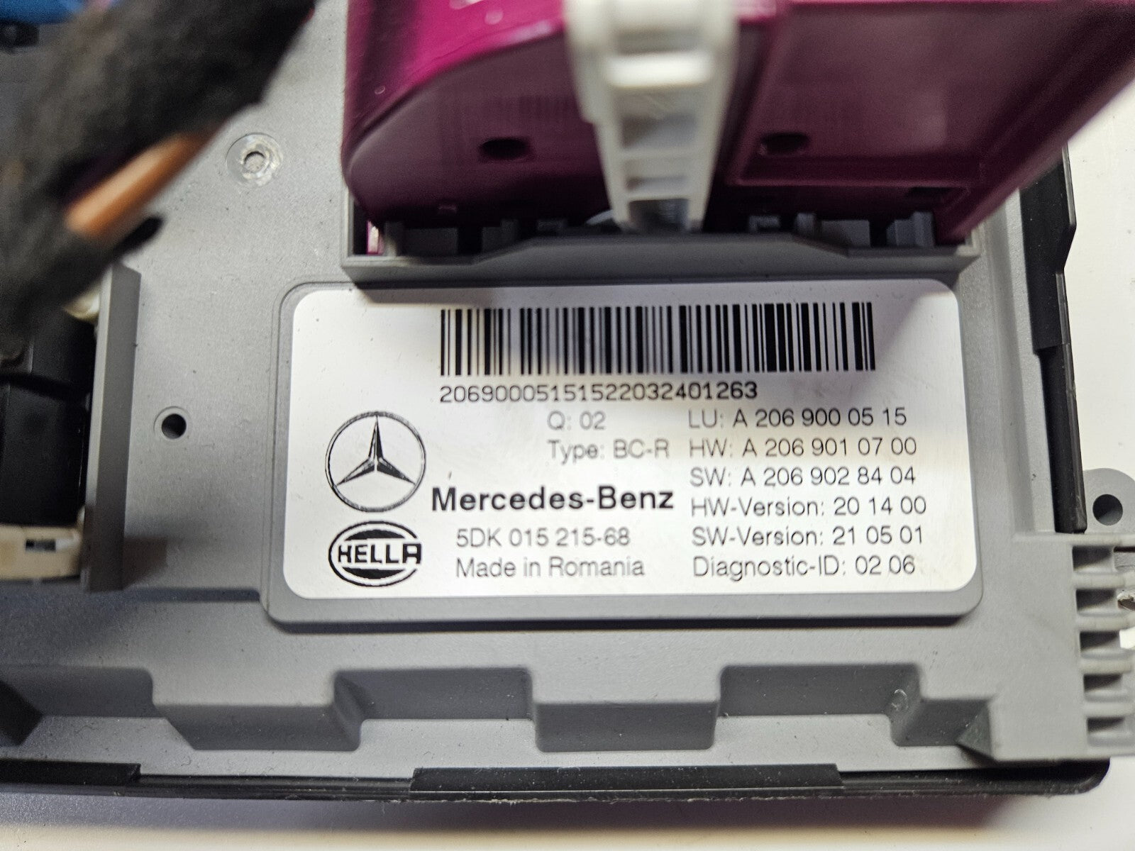 Mercedes C-Klasse SAM Steuergerät A 2069000515 A 2069010700 ♻️