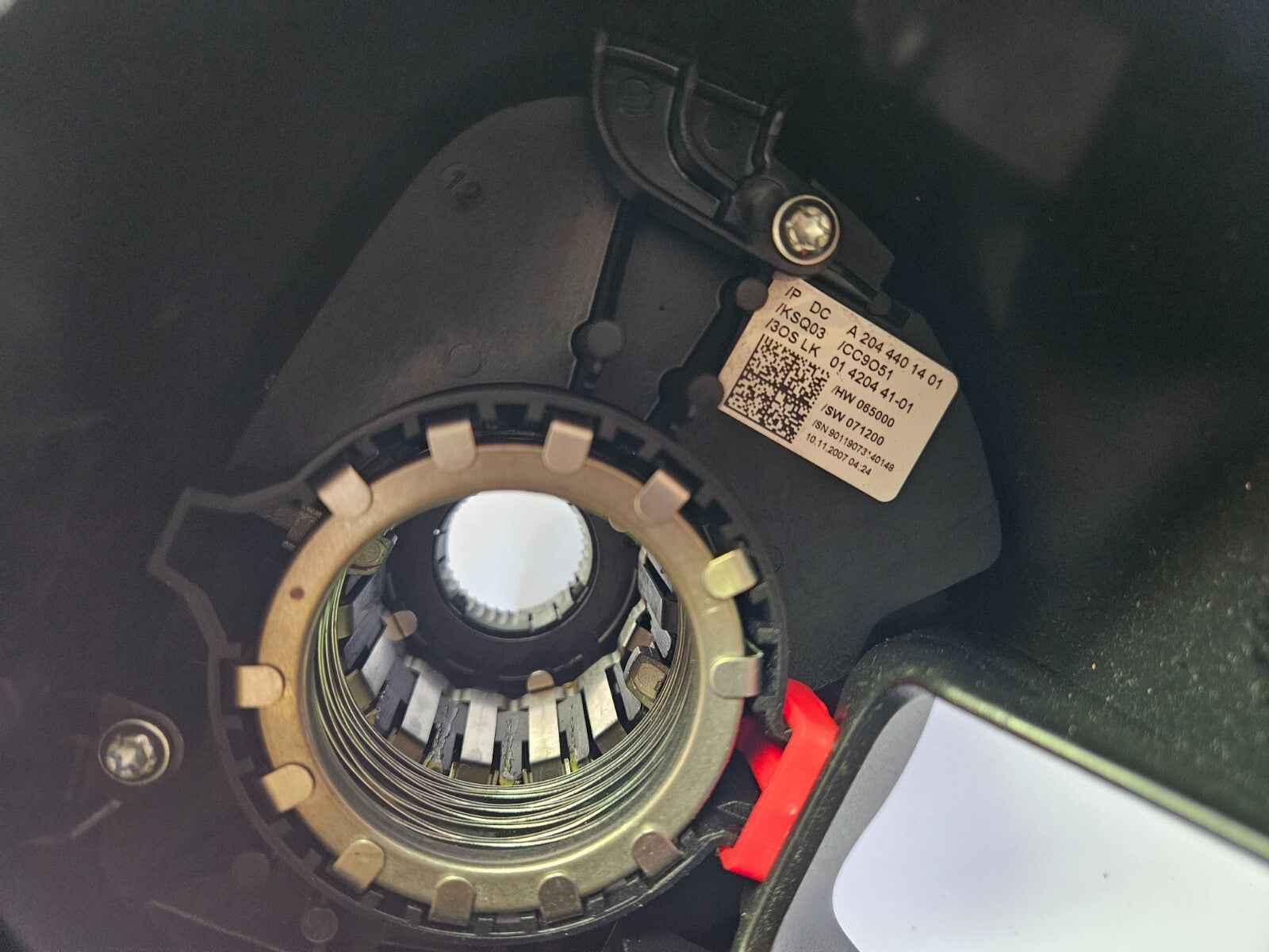 Mercedes C-Klasse Kombischalter Lenkwinkelsensor A 2044401401 HW 065000 #2 ♻️