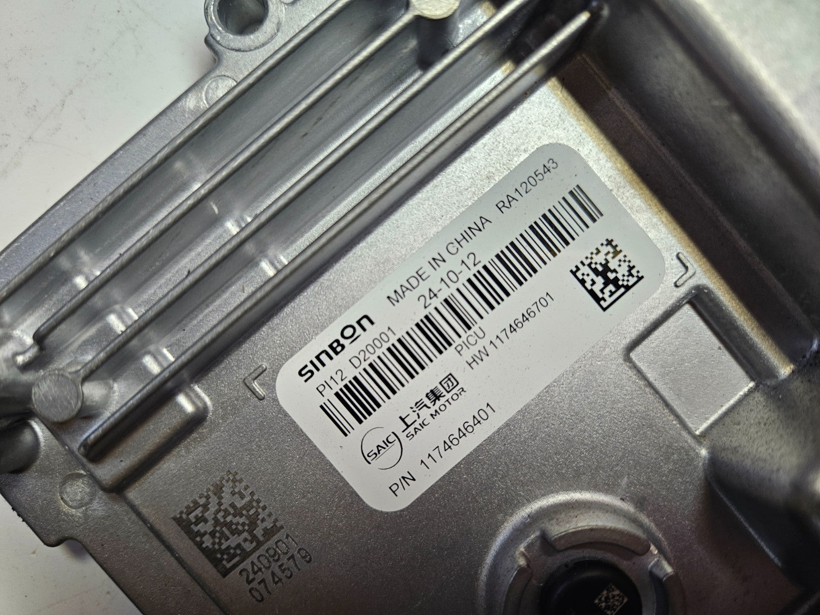 MG SAIC Motorsteuergerät Steuergerät 1174646401 HW 1174646701 RA120543 ♻️