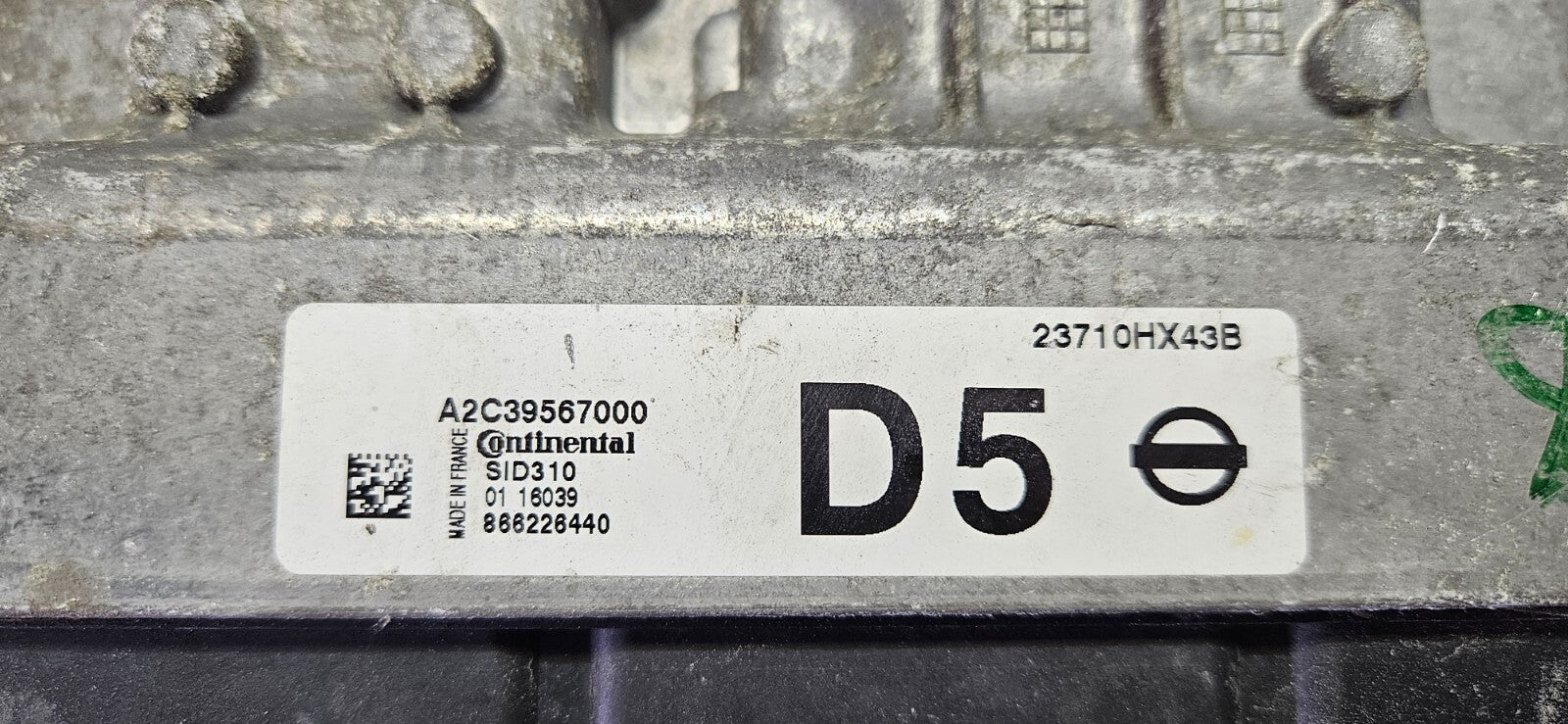 Nissan Qashqai Motorsteuergerät Steuergerät 23710HX43B A2C39567000