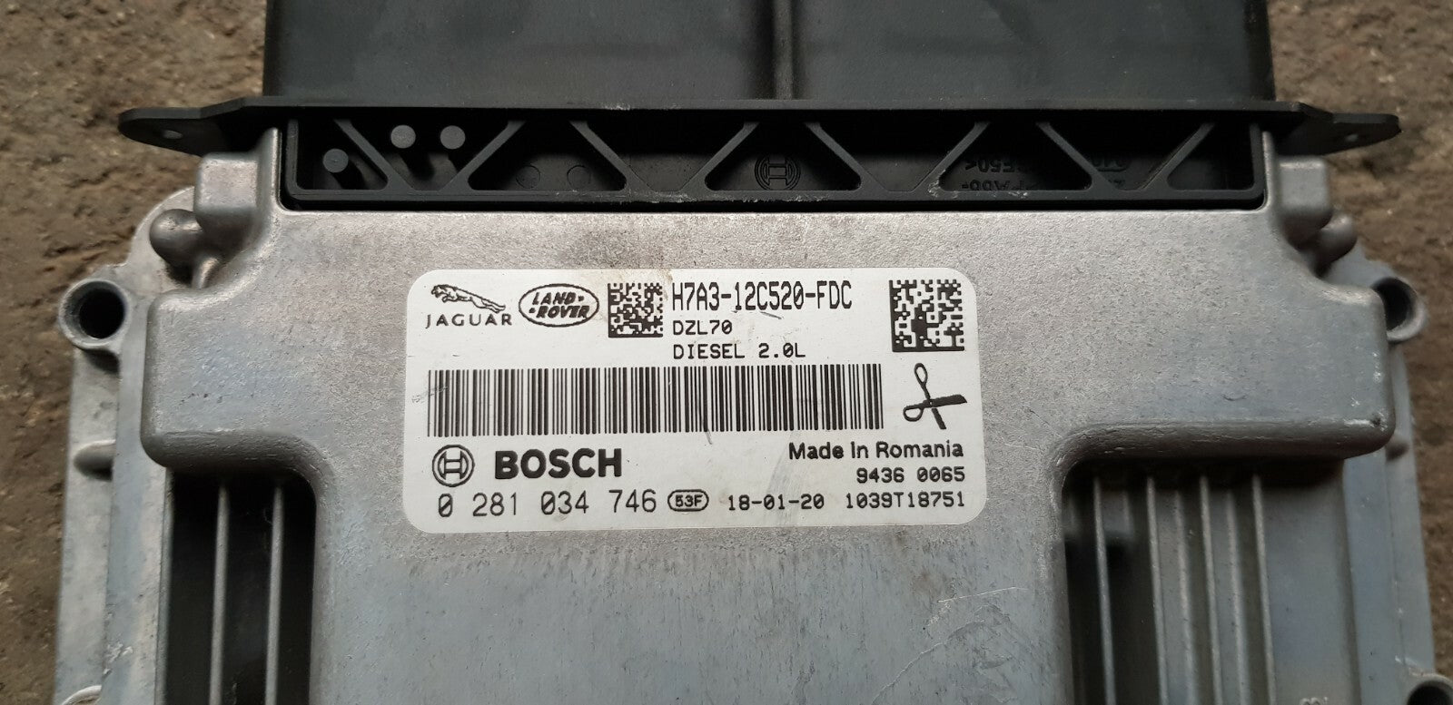 Jaguar Land Rover Motorsteuergerät Steuergerät H7A3-12C520-FDC 0281034746