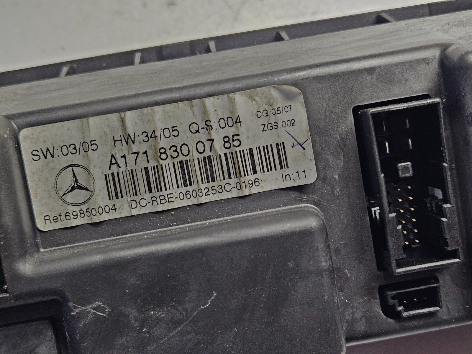 Mercedes SLK R171 Klima Klimabedienteil Heizung A 1718300785 ♻️