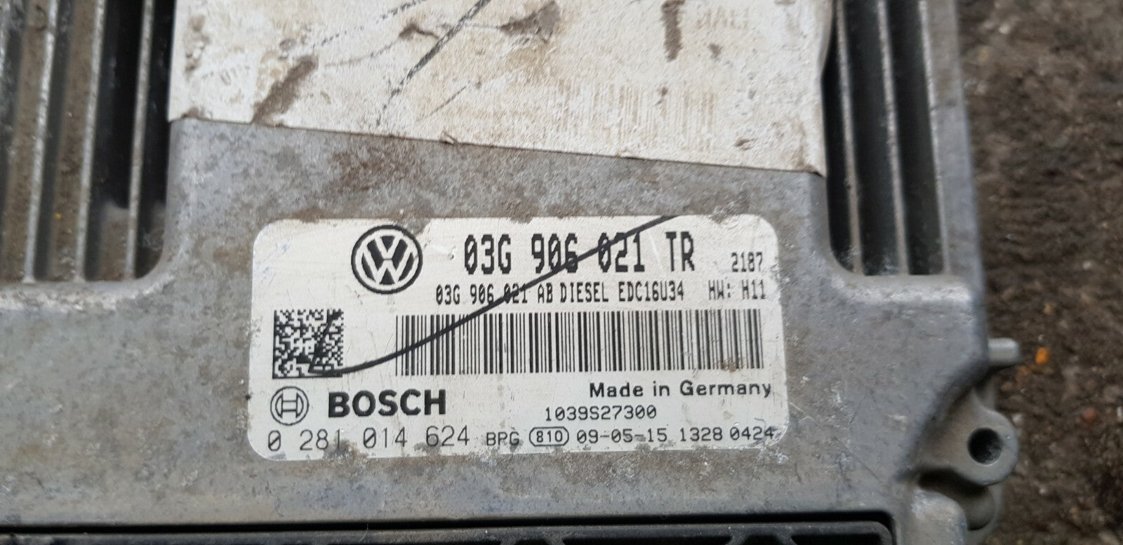 VW Golf Jetta Motorsteuergerät Steuergerät 03G906021TR 0281014624 PLUG&PLAY