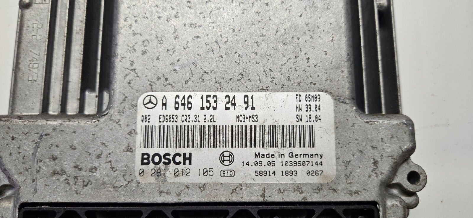 Mercedes Vito Viano Motorsteuergerät Steuergerät A 6461532491 0281012105 ♻️